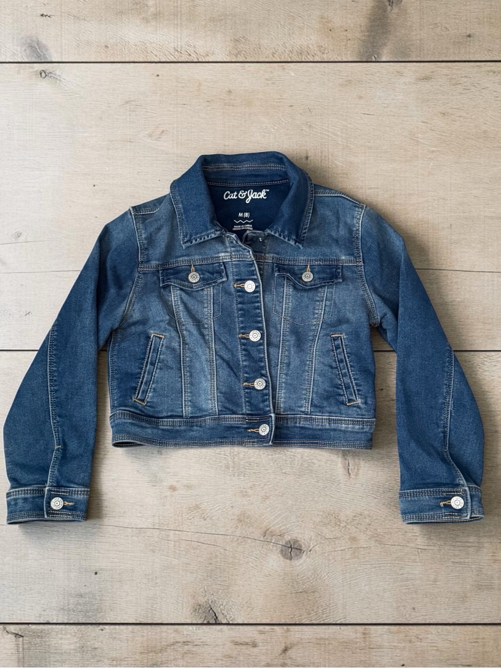 Girls' Denim Jacket - Classic Jean Coat